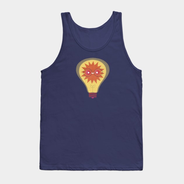 Kids Green Energy Tank Top by Kath Waxman Illustration